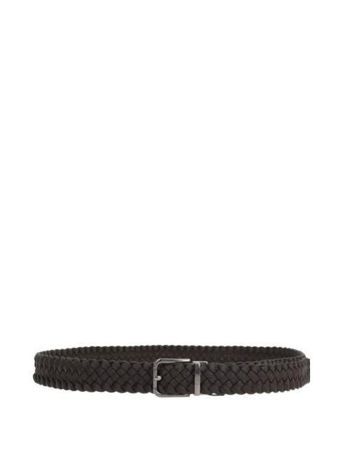 braided leather belt by DOLCE&GABBANA