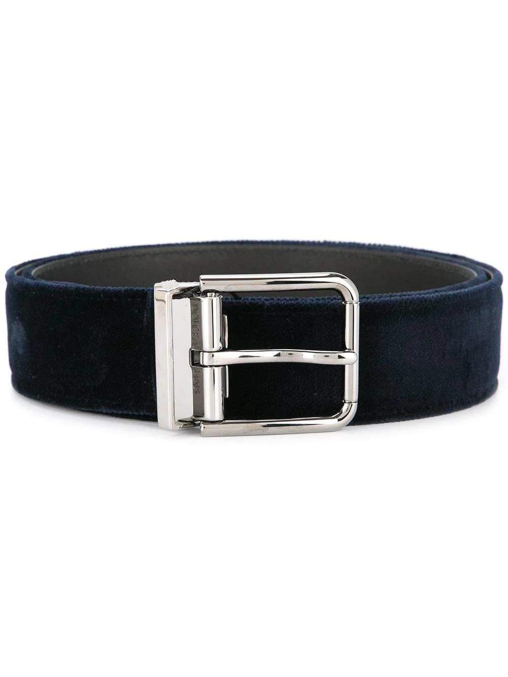 buckled velvet belt by DOLCE&GABBANA