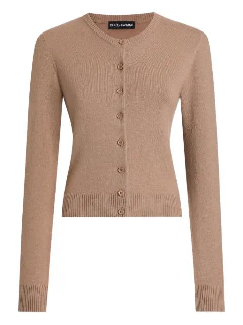 button-front cashmere cardigan by DOLCE&GABBANA