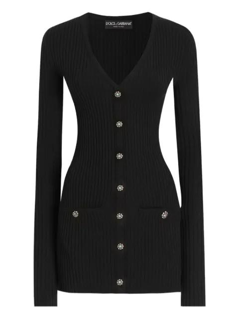 button ribbed jacket by DOLCE&GABBANA