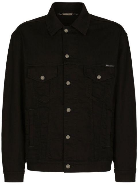 button-up denim jacket by DOLCE&GABBANA