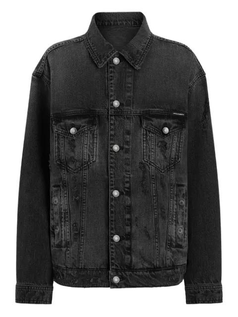 buttoned denim jacket by DOLCE&GABBANA