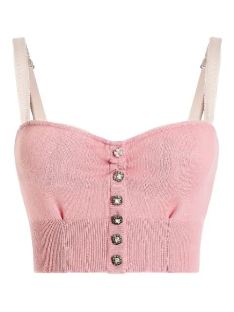 buttoned strap tank top by DOLCE&GABBANA