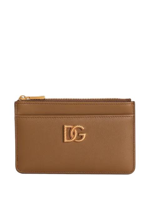 calfskin card holder with DG logo by DOLCE&GABBANA