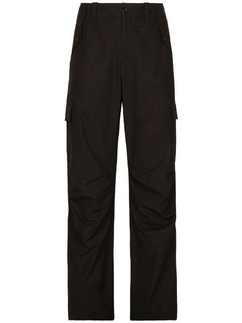 cargo-pocket logo-plaque cotton trousers by DOLCE&GABBANA
