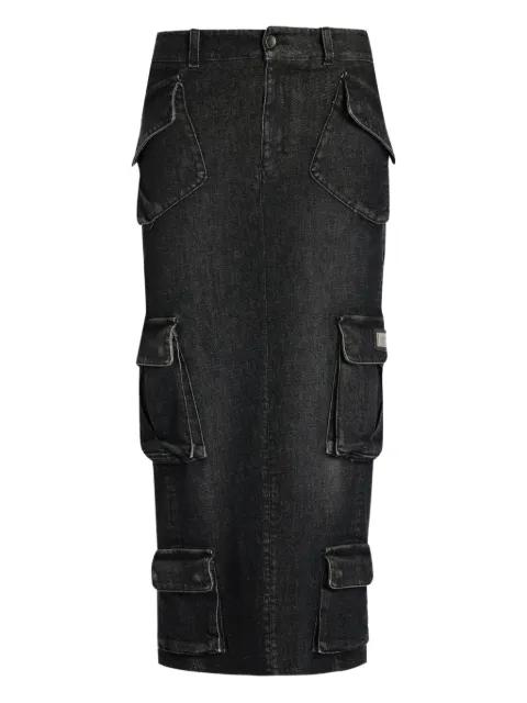 cargo-pocket midi skirt by DOLCE&GABBANA