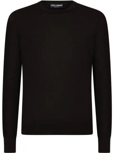 cashmere crew neck jumper by DOLCE&GABBANA