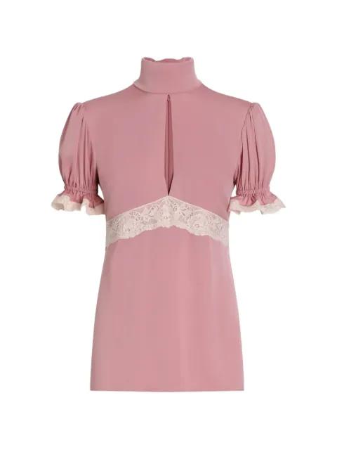 charmeuse stretch top by DOLCE&GABBANA