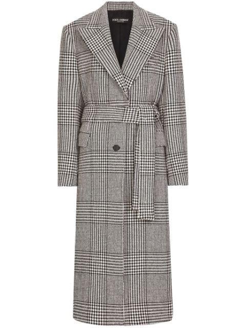 check-pattern coat by DOLCE&GABBANA