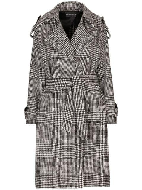 check-pattern coat by DOLCE&GABBANA