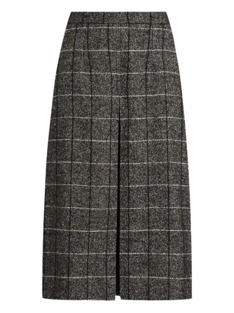 checked pleated midi skirt by DOLCE&GABBANA