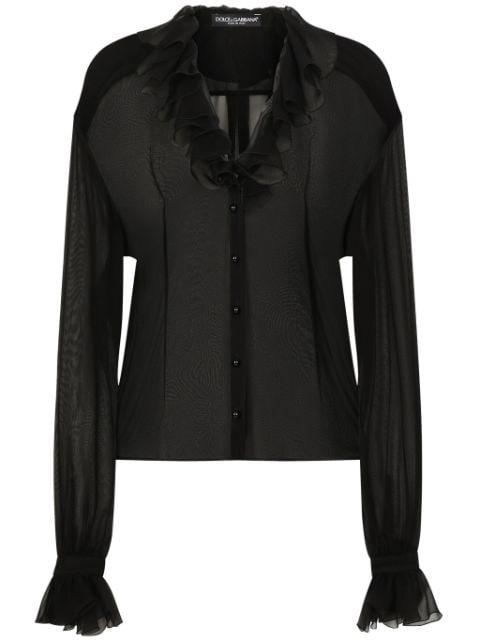 chiffon blouse by DOLCE&GABBANA