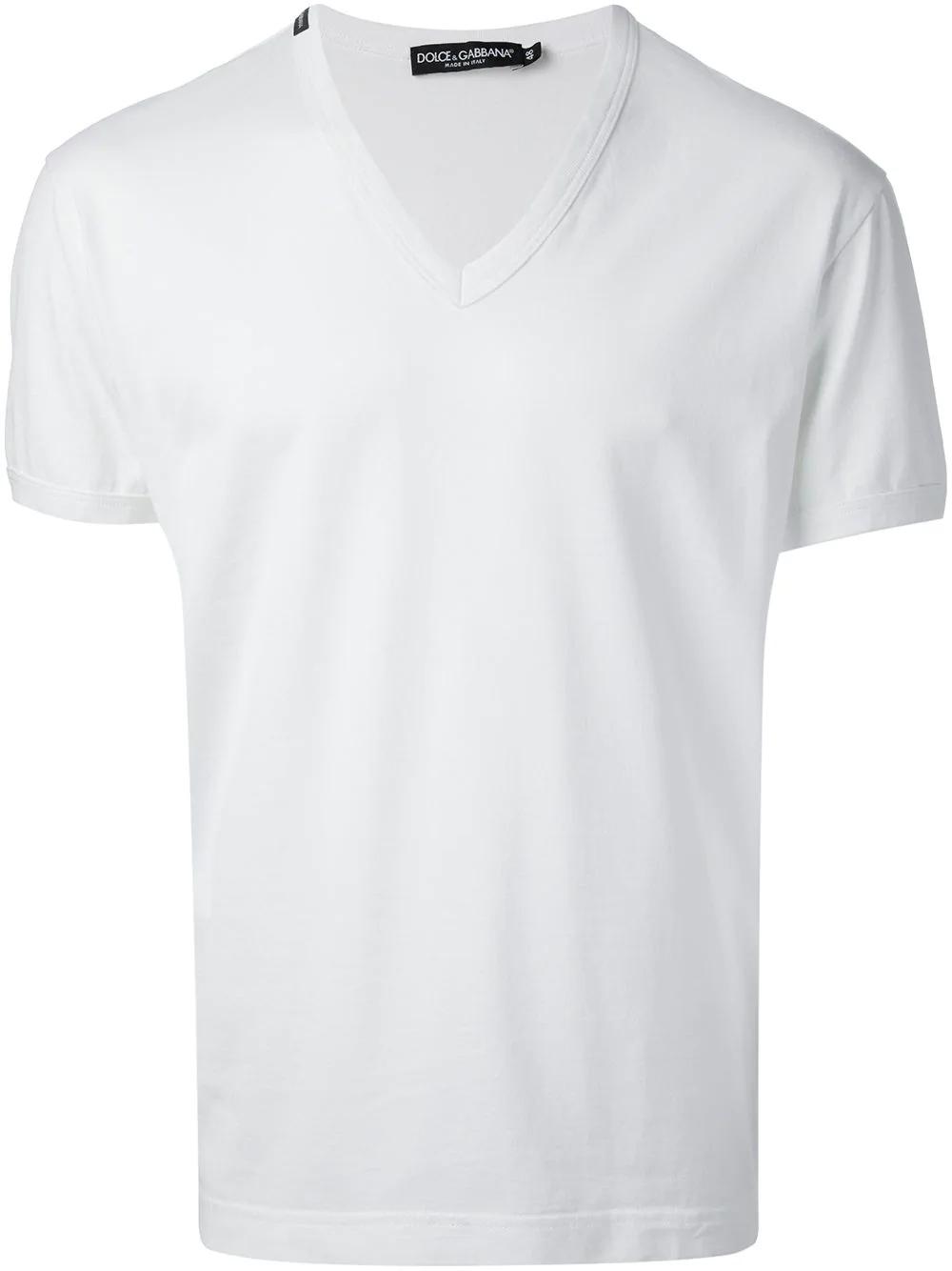 classic v-neck T-shirt by DOLCE&GABBANA