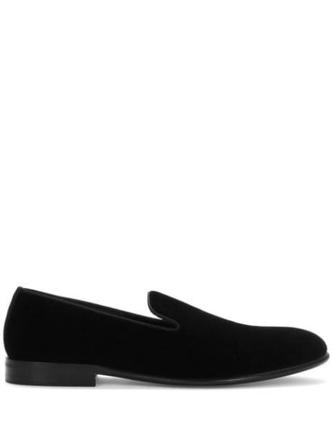 classic velvet slippers by DOLCE&GABBANA