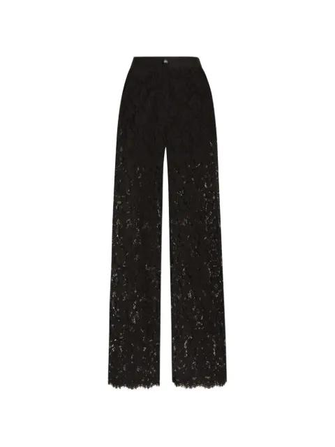 cordonetto lace trousers by DOLCE&GABBANA