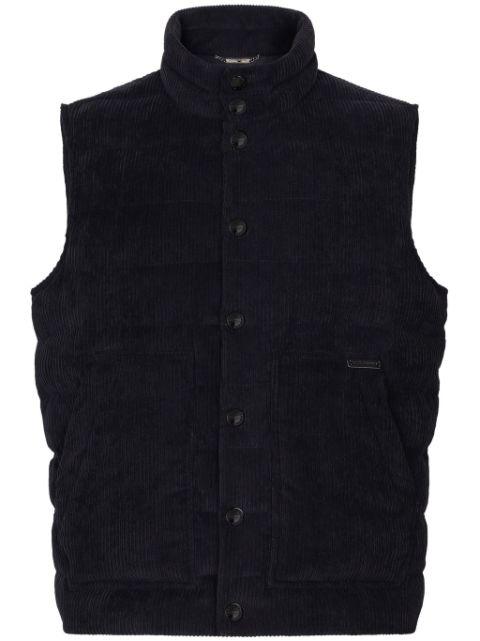 corduroy gilet by DOLCE&GABBANA