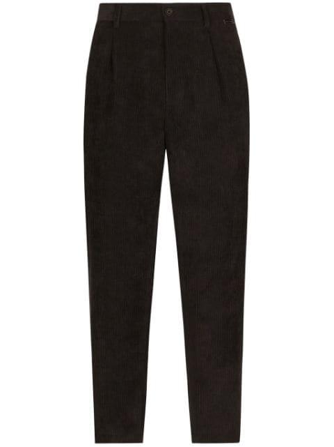 corduroy pants by DOLCE&GABBANA