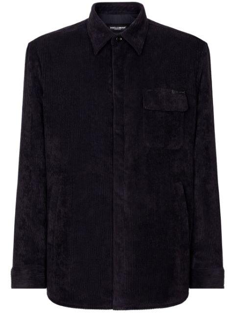 corduroy shirt jacket by DOLCE&GABBANA