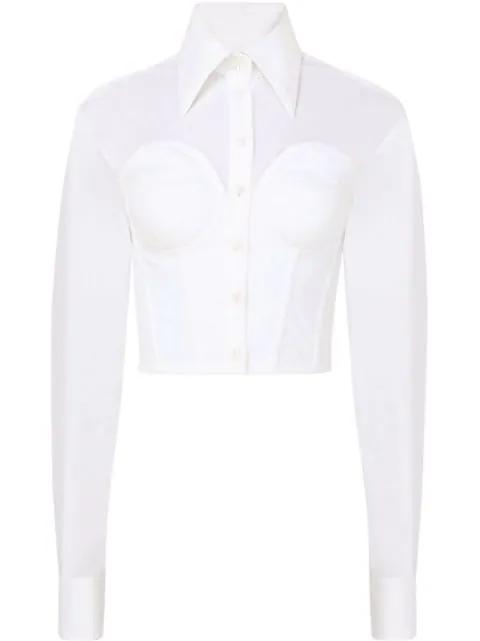 corset-style shirt by DOLCE&GABBANA