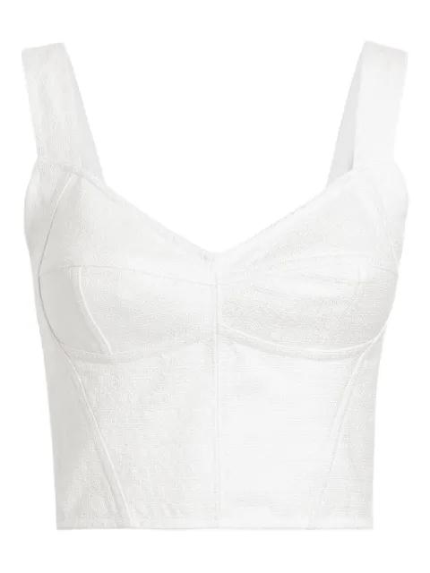 corset-style top by DOLCE&GABBANA