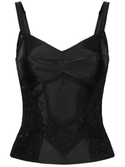 corset-style top by DOLCE&GABBANA