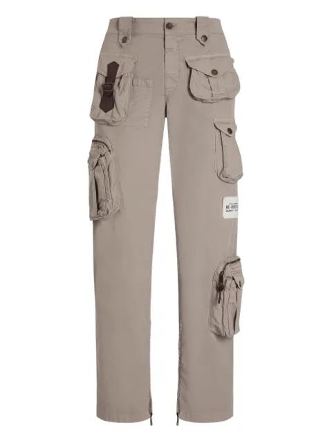 cotton blend cargo trousers by DOLCE&GABBANA