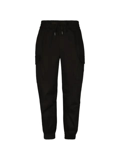 cotton cargo pants with branded tag by DOLCE&GABBANA