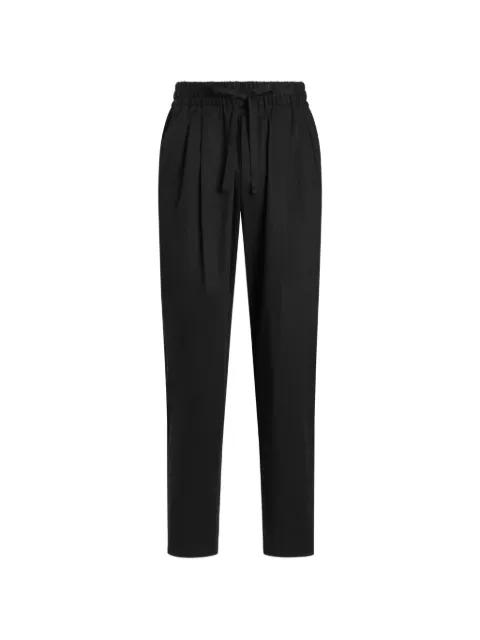cotton gabardine jogging trousers by DOLCE&GABBANA