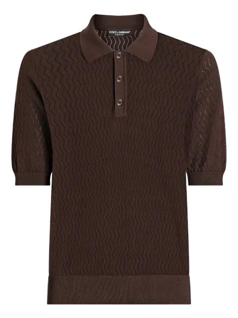 cotton polo shirt by DOLCE&GABBANA