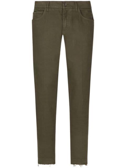 cotton slim-fit jeans by DOLCE&GABBANA