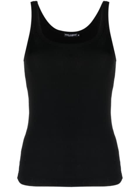cotton tank top by DOLCE&GABBANA