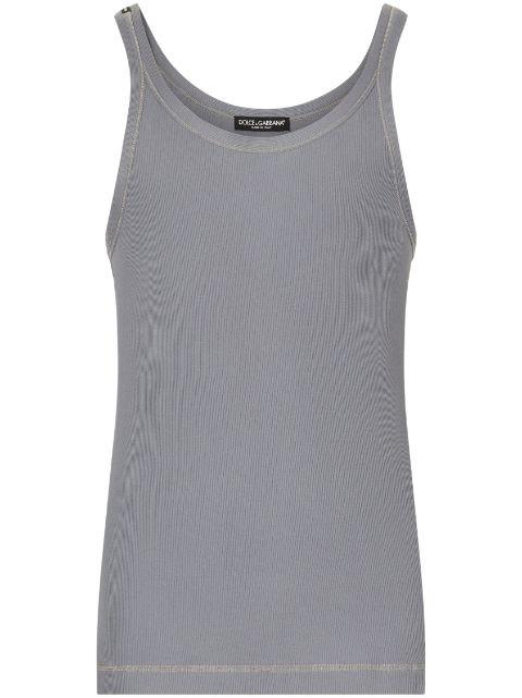 cotton tank top by DOLCE&GABBANA