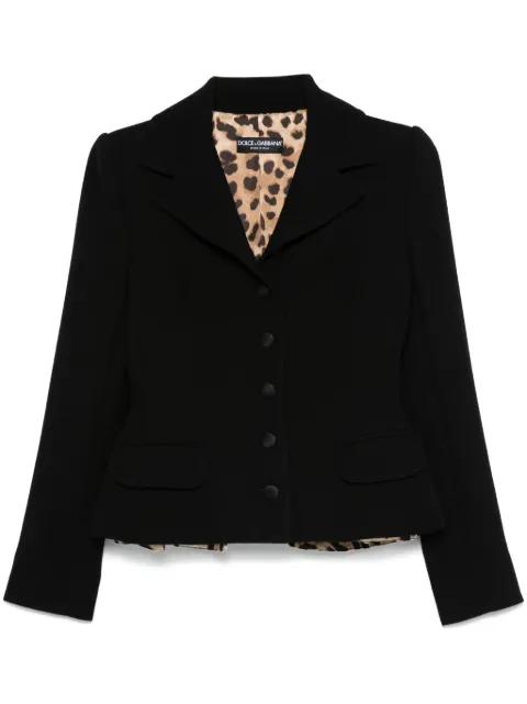crepe blazer by DOLCE&GABBANA