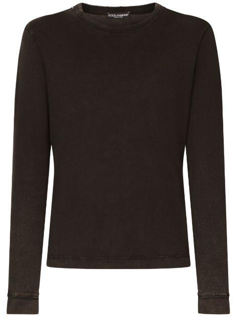 crew-neck cotton sweatshirt by DOLCE&GABBANA