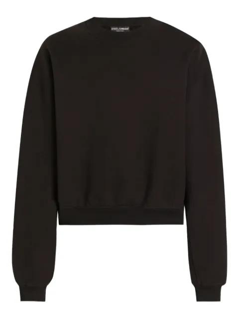 cropped long-sleeve sweatshirt by DOLCE&GABBANA