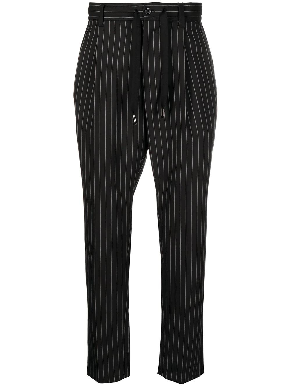cropped pinstripe trousers by DOLCE&GABBANA