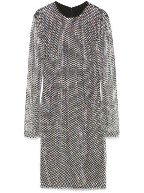 crystal-embellished mini dress by DOLCE&GABBANA