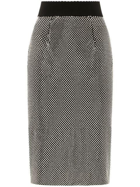 crystal-embellished skirt by DOLCE&GABBANA