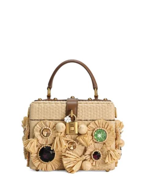 crystal-embellished tote bag by DOLCE&GABBANA