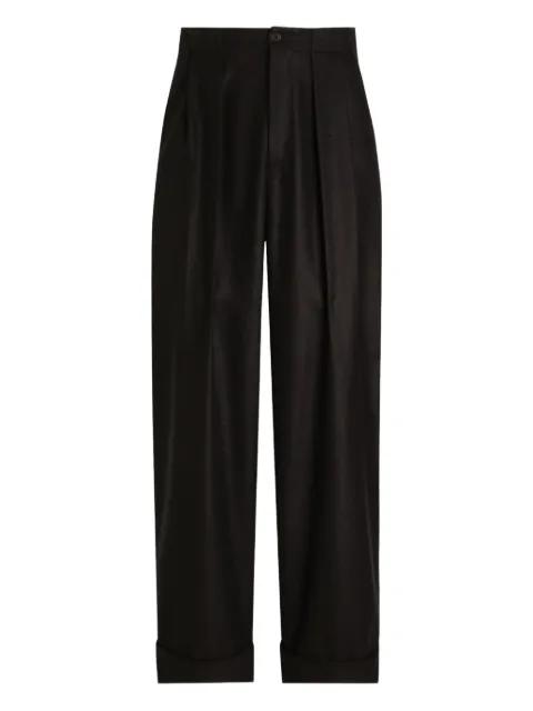 cuffed wool trousers by DOLCE&GABBANA