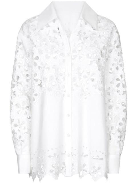 cut-out cotton shirt by DOLCE&GABBANA