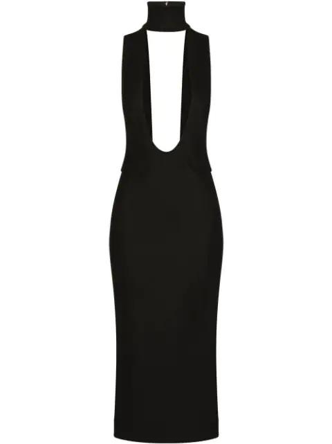 cut-out midi dress by DOLCE&GABBANA