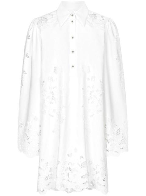 cut-out shirt mini dress by DOLCE&GABBANA