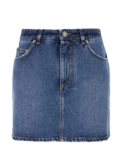 denim pocket skirt by DOLCE&GABBANA