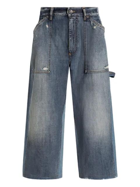 distressed cropped jeans by DOLCE&GABBANA