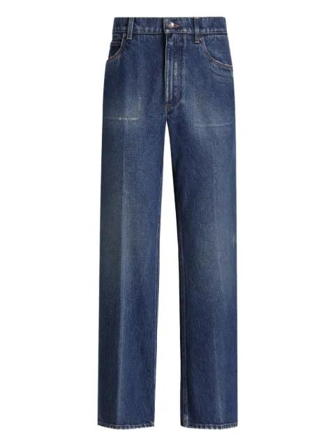distressed logo-plaque jeans by DOLCE&GABBANA