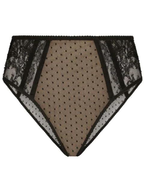 dots-lace briefs by DOLCE&GABBANA