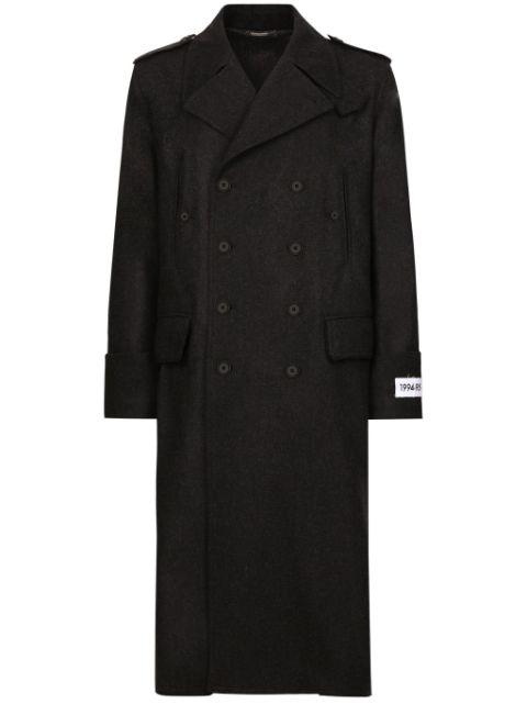 double breasted buttoned coat by DOLCE&GABBANA