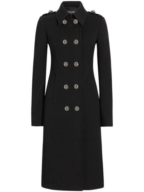 double-breasted coat by DOLCE&GABBANA