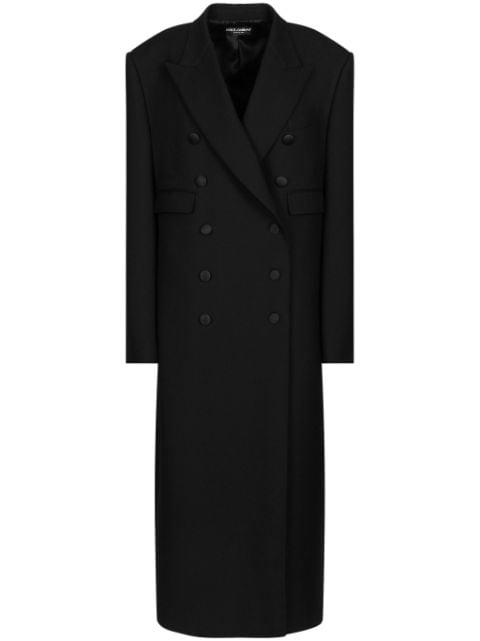 double-breasted coat by DOLCE&GABBANA